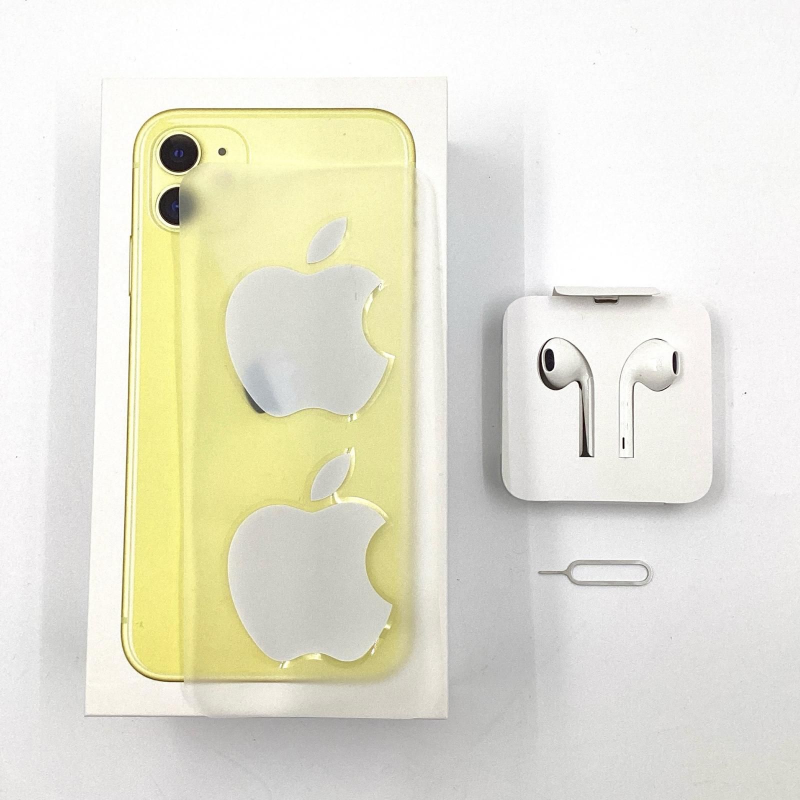 全額返金保証】【最速発送】Apple iPhone 11 128GB イエロー SIMフリー 