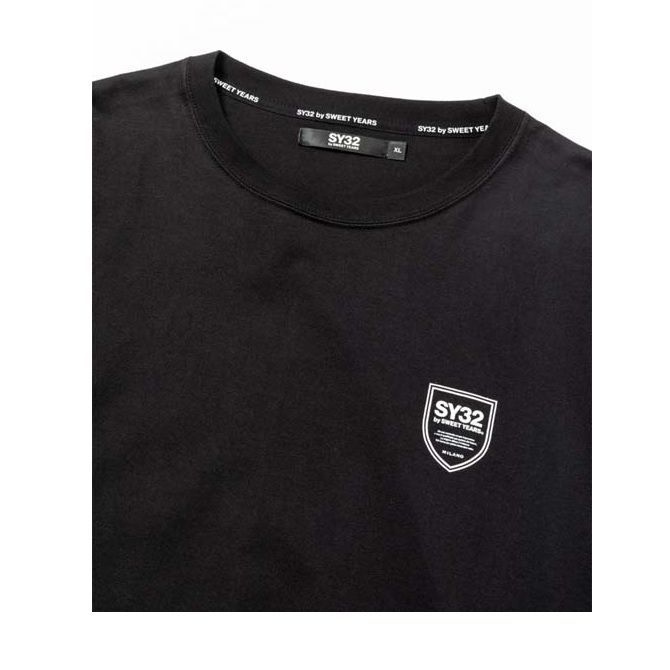 SY32 by SWEET YEARS] ロゴ Tシャツ ロンT 長袖 メンズ ブランド