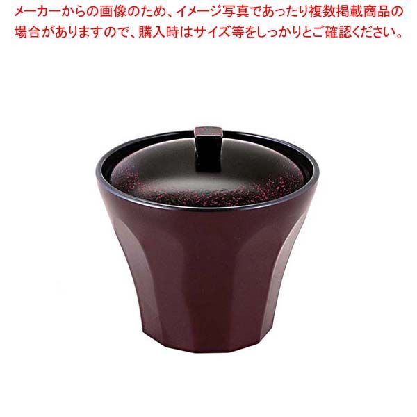 耐熱ABS 荒彫小町カップ 漆刻/溜内黒 3.1寸 6-201-1