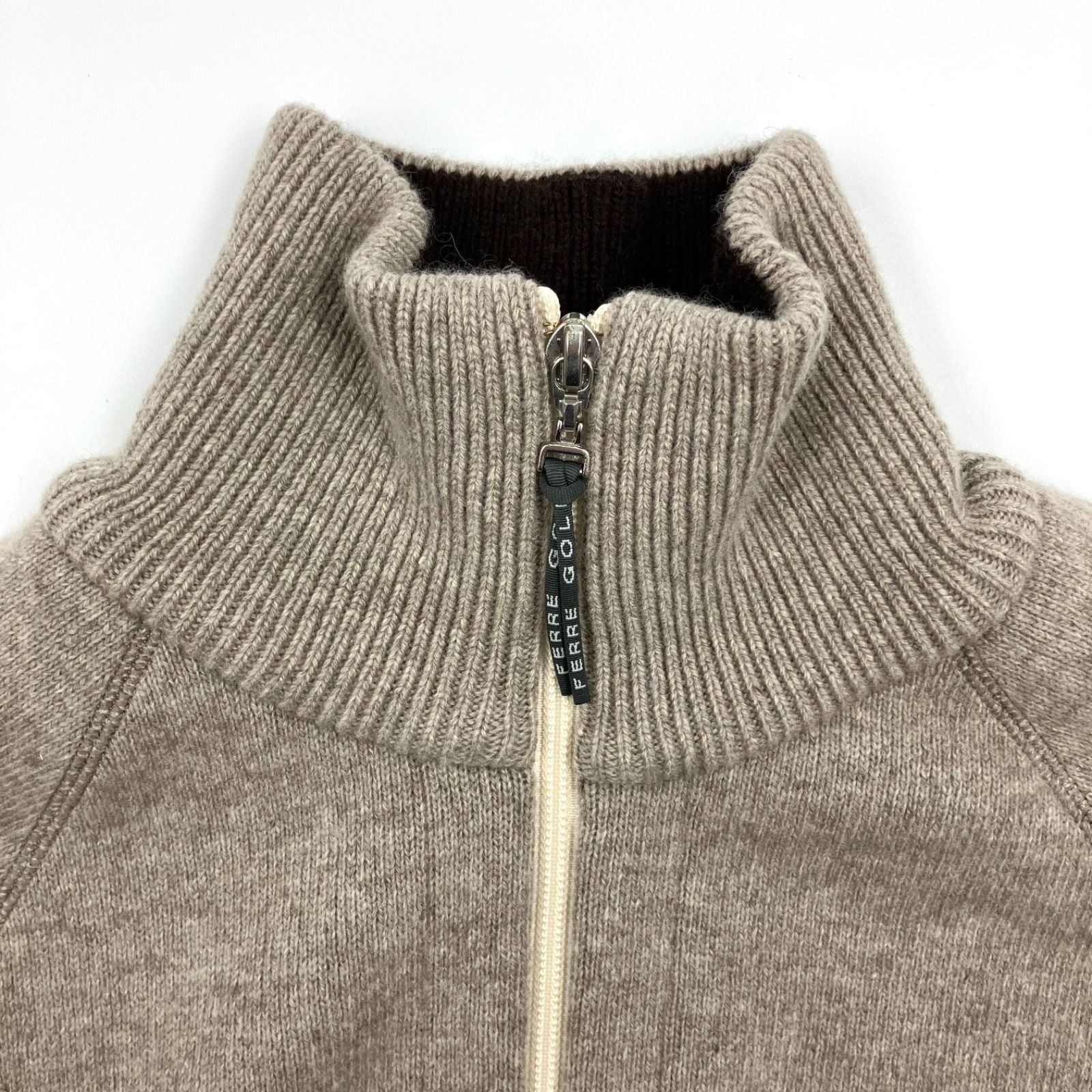 ✨美品✨Gianfranco Ferre Golf ニットジャケット カシミヤ混 サイズ52 