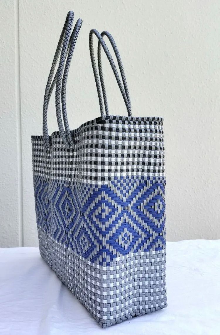 #G737-L3-Mサイズ　メキシコ　オアハカ　メルカドバッグ G767-L3-Mサイズメキシコオアハカメルカドバッグ