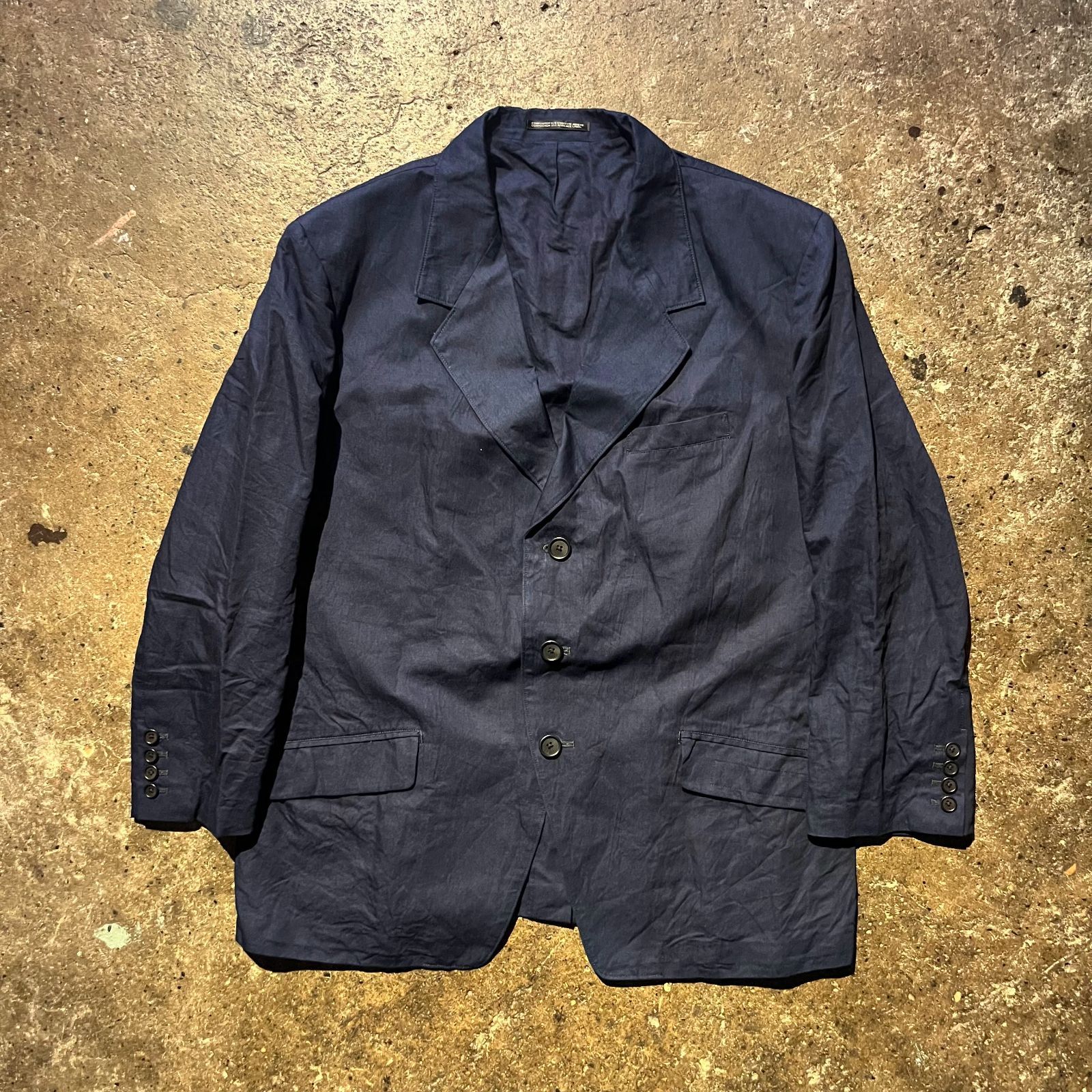 Yohji Yamamoto POUR HOMME 25ss INDIGO DYEING COTTON LINEN
