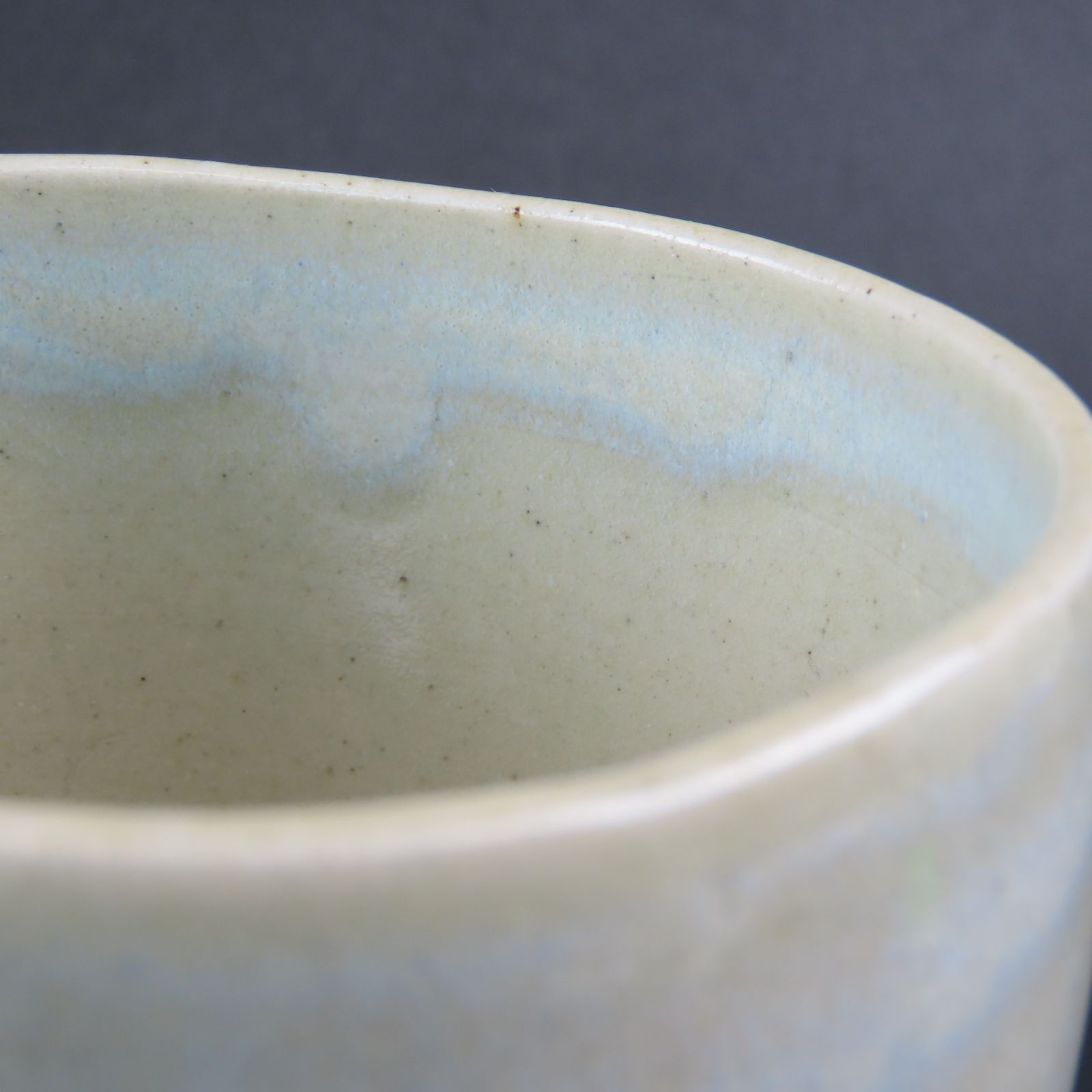 0120 美品 岩崎新定 真作保証 膳所焼 而妙斎筆「雪月花」陽炎園 淡海ぜ