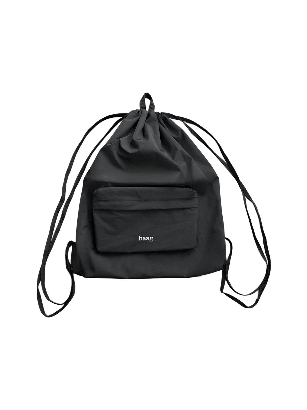 haag ヘイグ backpack ナップザック ブラック 韓国 新品 haagヘイグ バックパック リュックサック ブラック 韓国