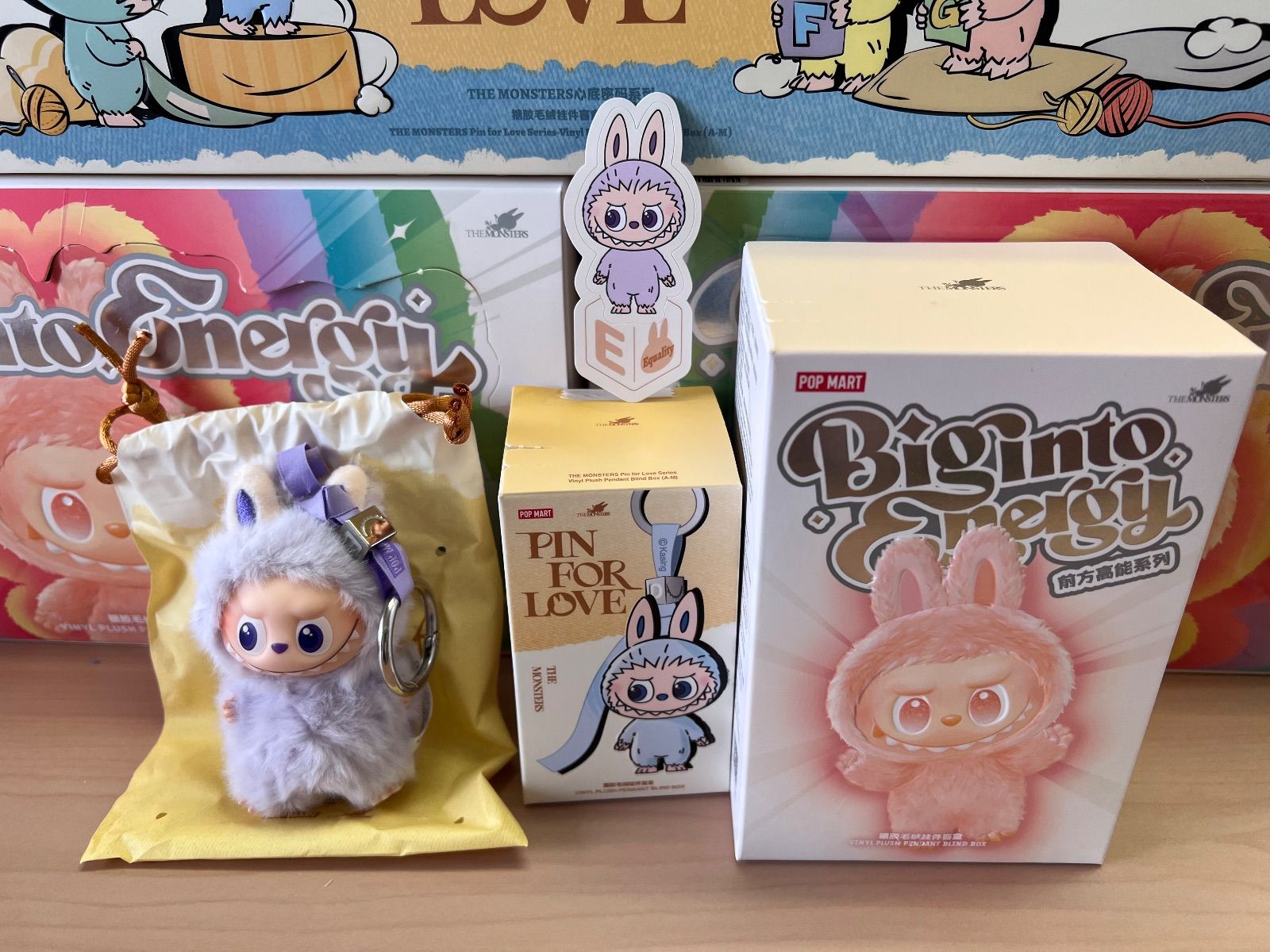 ⭐️【正規品・新品未使用】イニシャル［E］ POP MART ラブブ LABUBU