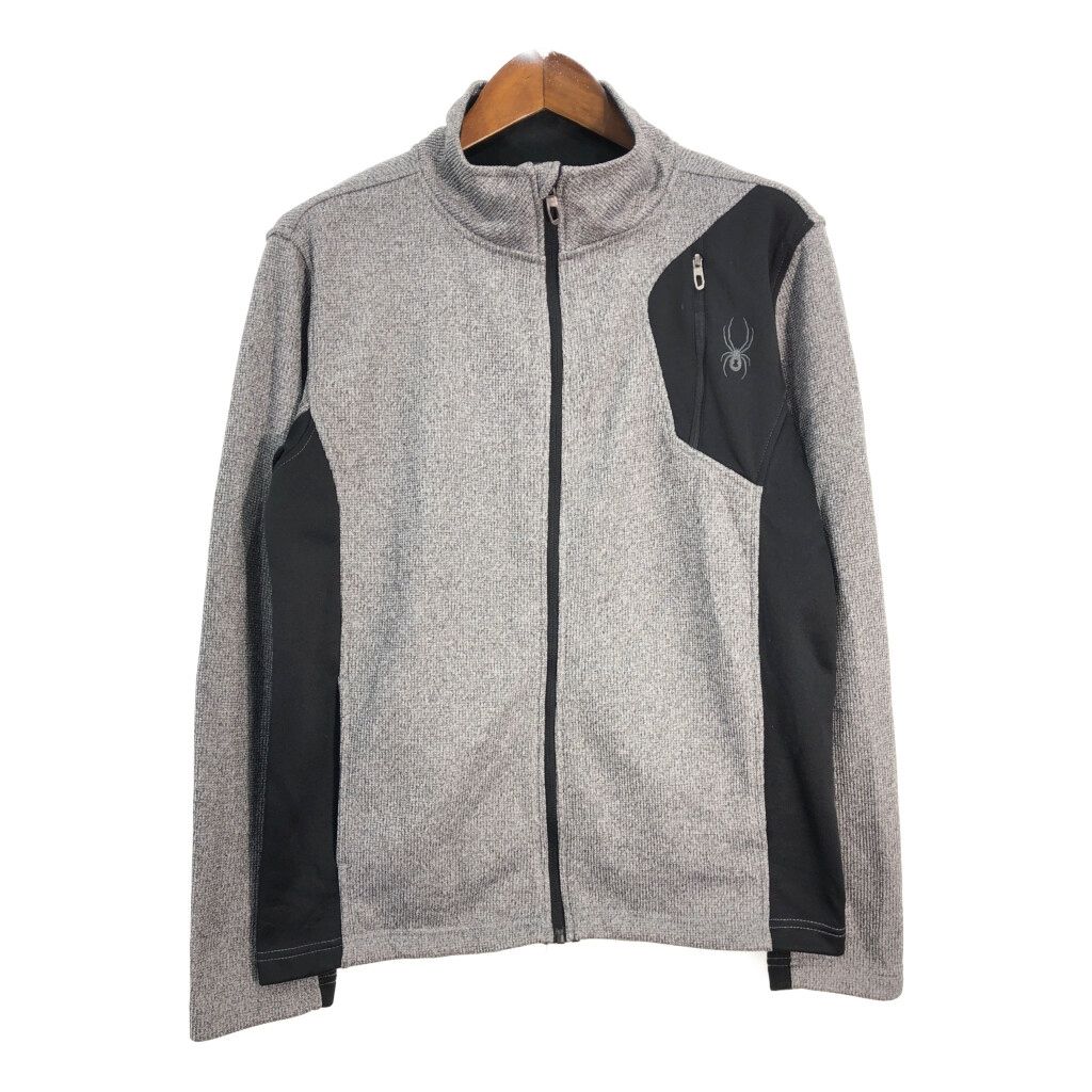 SPYDER スパイダー コアセーター フリースジャケット アウトドア グレー (メンズ M) 中古 古着 T1467