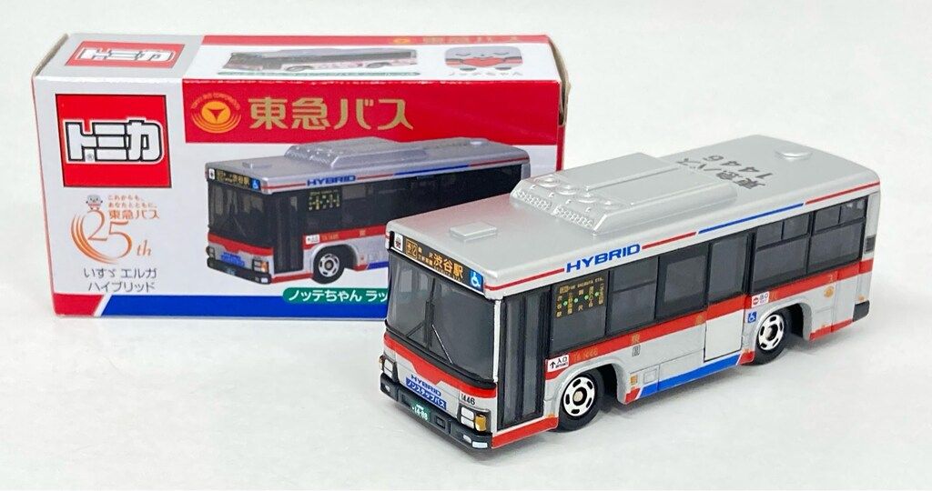 トミカ 特注トミカ 東急バス 25周年 ノッテちゃん ラッピングバス