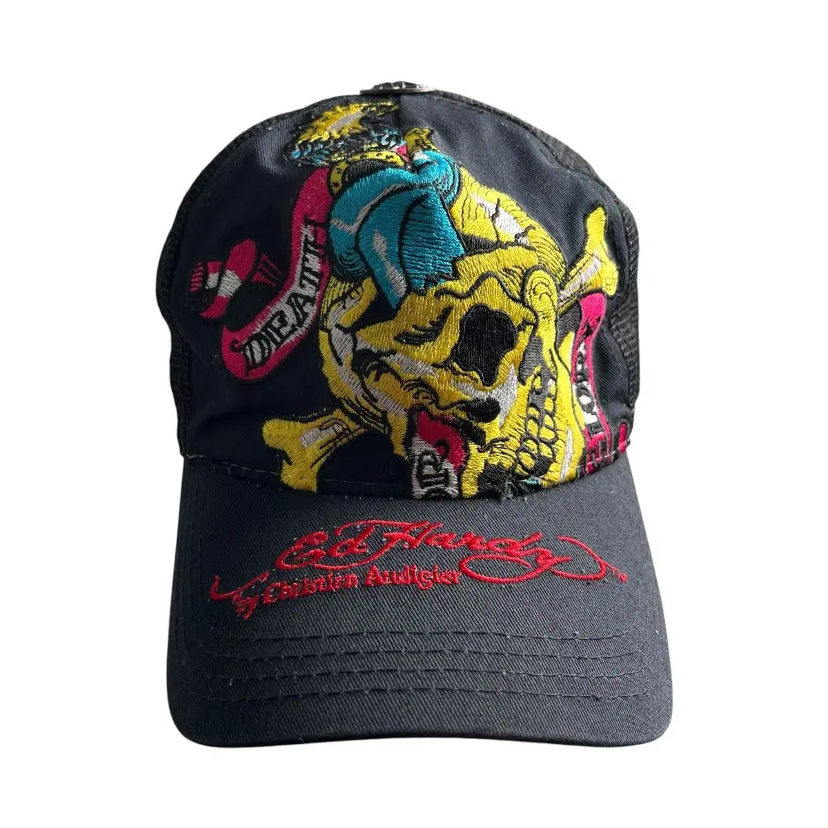Ed Hardy エドハーディー ドクロ アートワーク メッシュキャップ