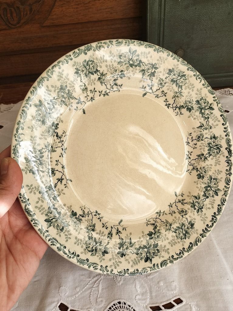 ショワジールロワChoisy le Roi フランスアンティーク 平皿 フランス