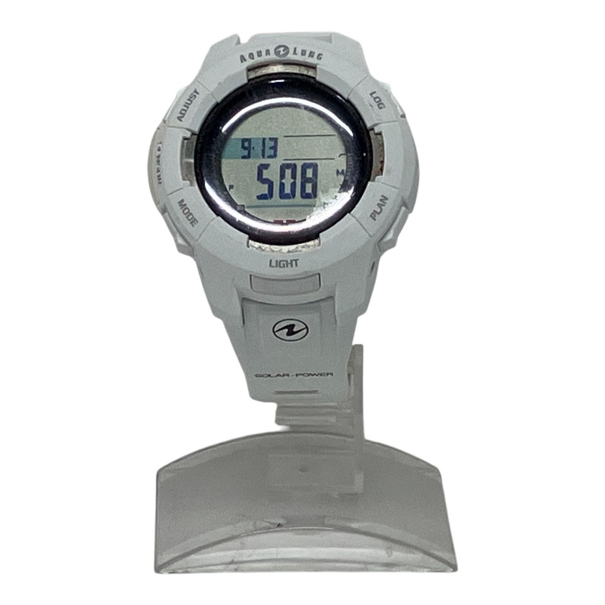 CALM PLUS ダイブウォッチ ダイブコンピューター ホワイト カルムプラス ダイビング 腕 時計