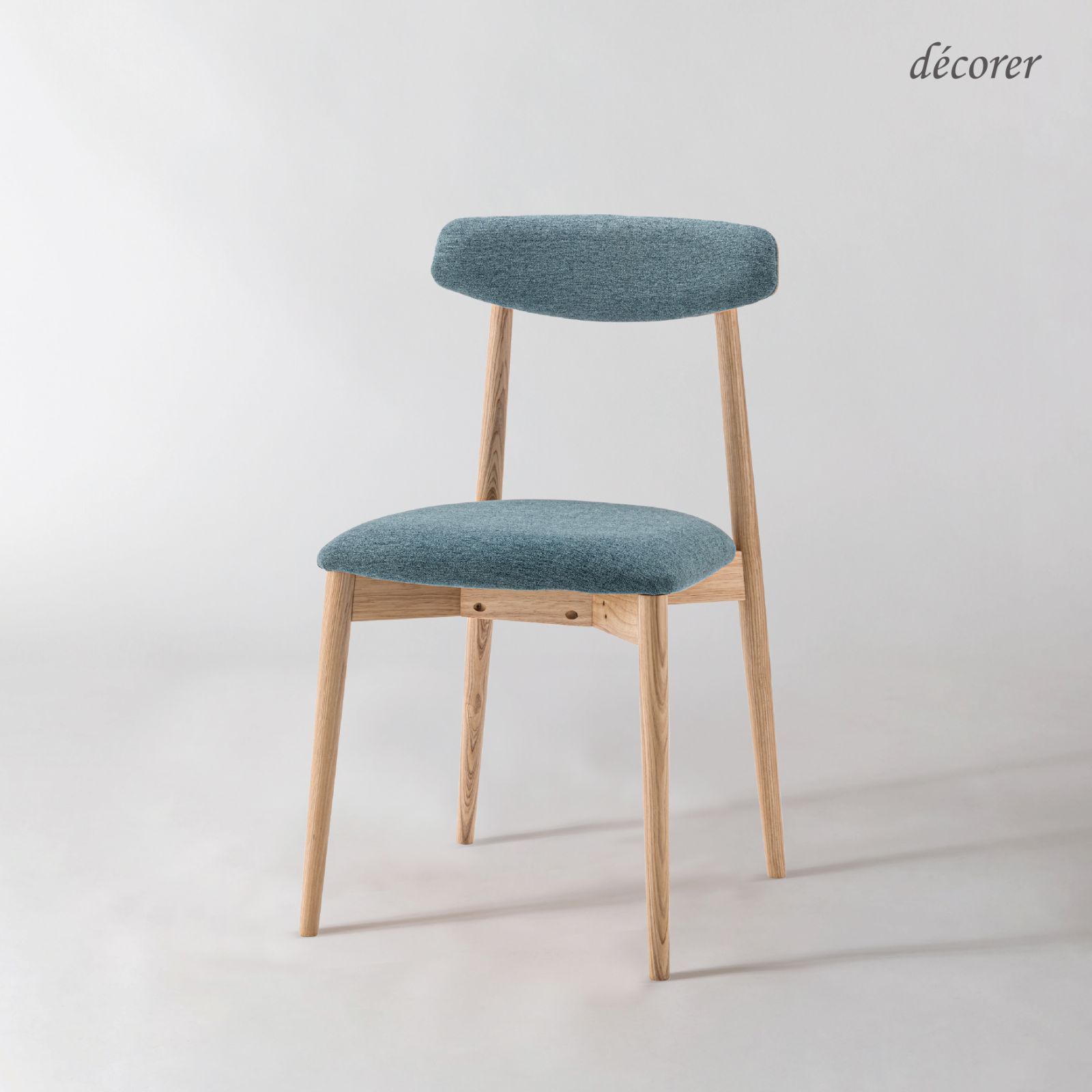 Armless dining chair No.15 / アームレス ダイニング チェア 【1脚入 : 3色】 オーク 北欧 スタイル おしゃれ ジャパンディ モダン 無垢 ダイニング チェア リビング スツール 椅子 完成品 ナチュラル 【送料込み】