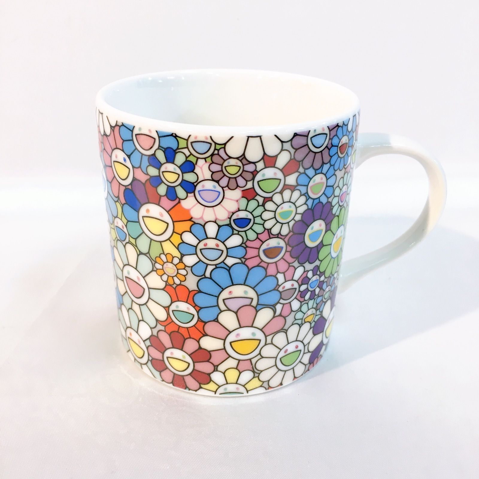 村上隆 陶器 お花マグカップ マルチフラワー - コーヒーカップ