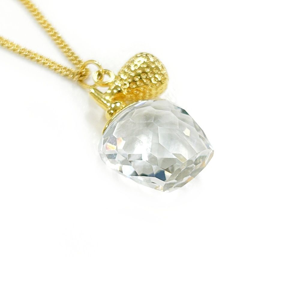 中古】SWAROVSKI スワロフスキー GP クリスタル 香水瓶モチーフ 
