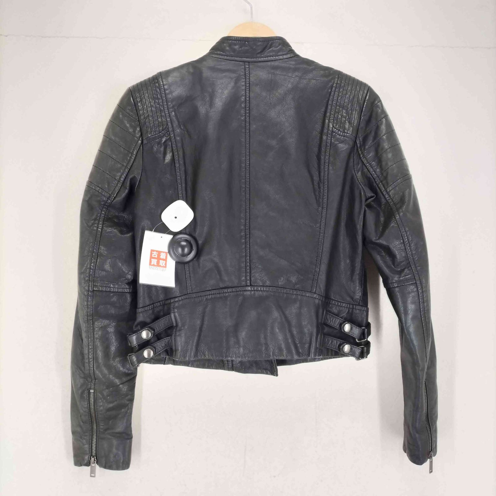 バナナリパブリック BANANA REPUBLIC ゴートレザーダブルライダースジャケット レディース S