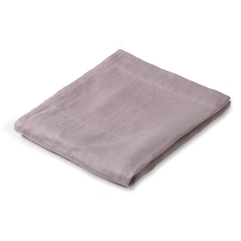 LINEN -amp- BASIC 3重ガーゼバスタオル 45×110cm スモーキーピンク 赤ちゃんの敏感肌にも使える 柔らかい 速乾吸水 薄手 肌当たりの優しいリネンガーゼタオル