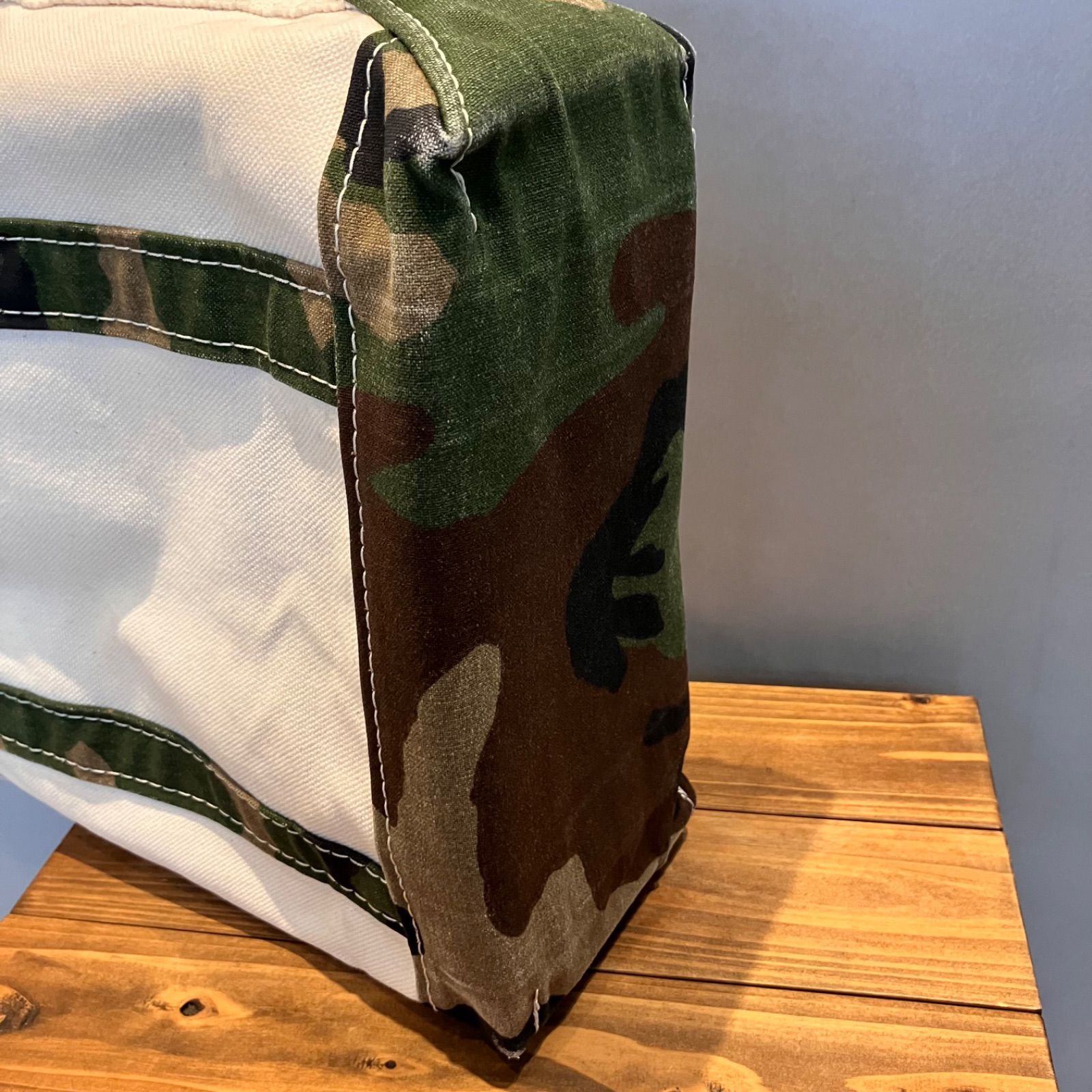 美品USA製 カモフラLLBEANトートバッグMサイズ迷彩ミリタリー 大人気新作 美品USA製 カモフラLLBEANトートバッグMサイズ迷彩