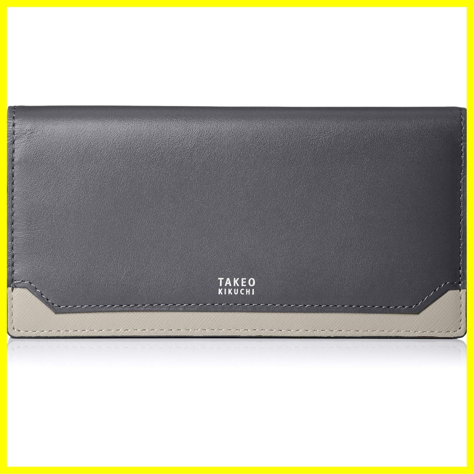 ブランド 新品 [タケオキクチ] 二つ折り財布 TKW4150120 ブラック