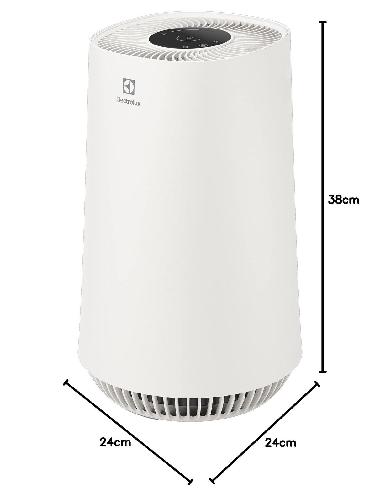 静音×空気清浄 エレクトロラックス Flow A3 UV 空気清浄機 フィルター用UV-Cライト搭載 睡眠モード 小型 脱臭 15畳 ホワイト FA31-203WT