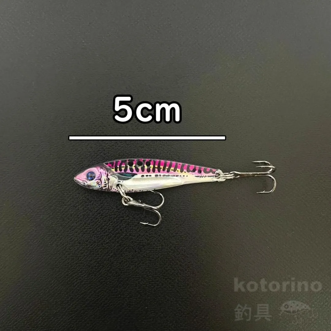 メタルバイブ セット 5g 5cm 5色セット ルアー スピンテール ブレード