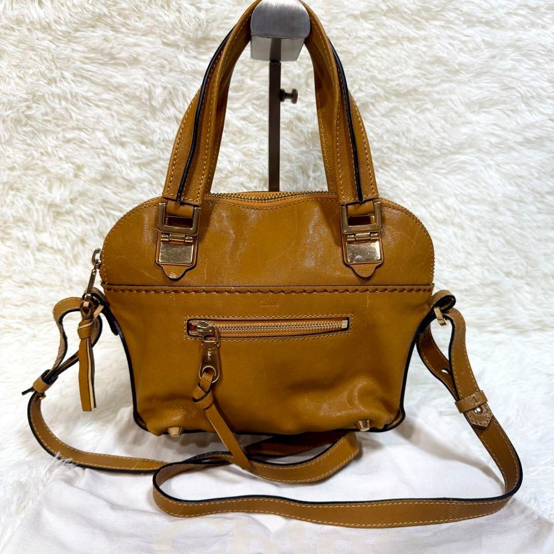 Chloe クロエ Angie金ロゴ2wayレザーハンドバッグ トートバック Chloe クロエ Angie金ロゴ2wayレザーハンドバッグ トートバック
