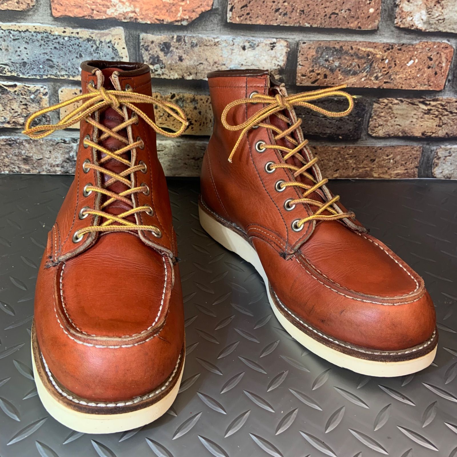 ☆REDWING 8875 モックトゥワークブーツ 刺繍羽タグ 2000年製