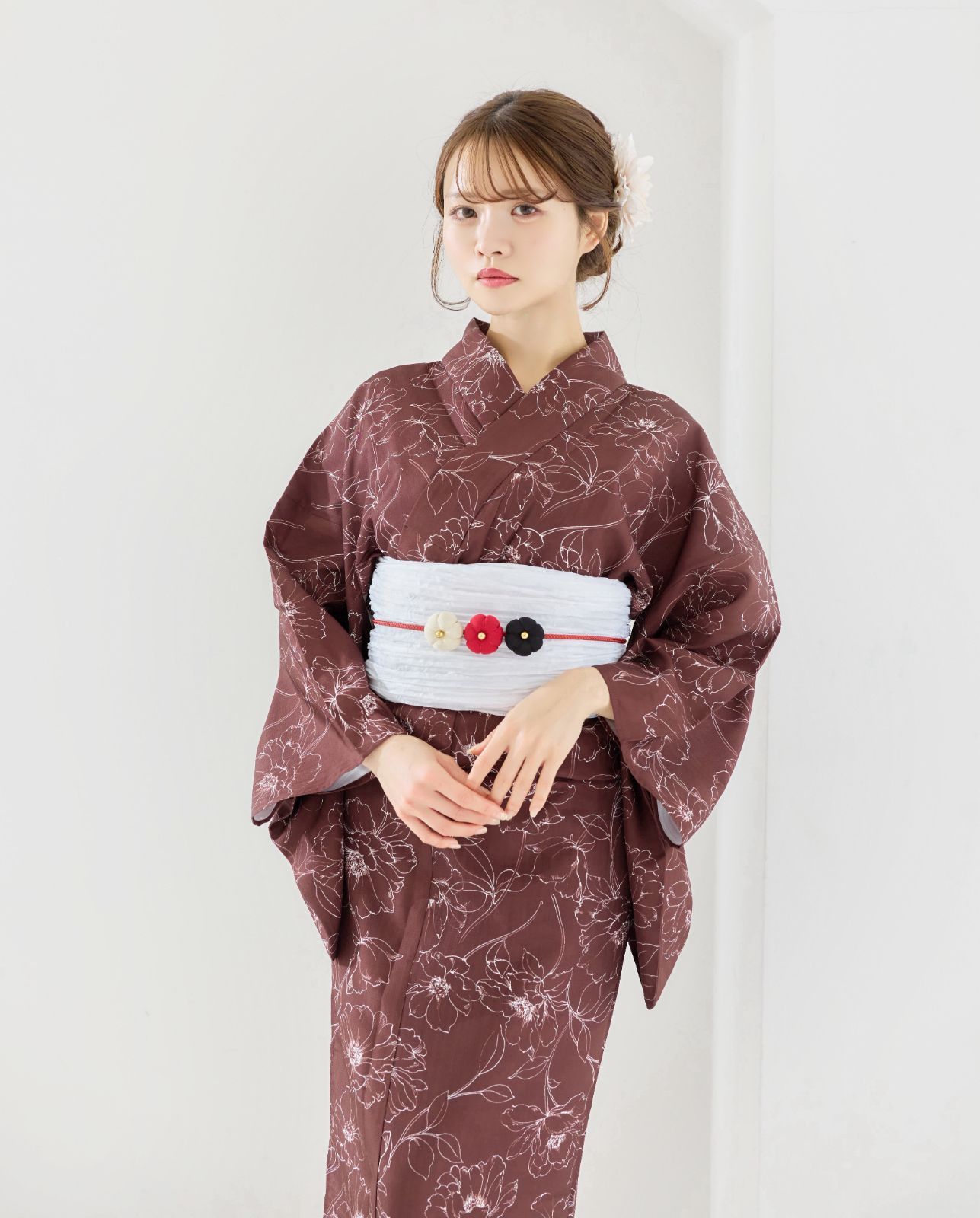 アンティーク 袷 絹 紬 銘仙 着物 レトロ 153 ピンク 赤 薔薇 商品検索