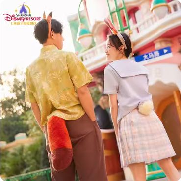 即日発送 ディズニー ズートピア ニック ジュディ ぬいぐるみ しっぽ 2
