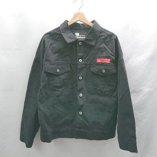 Θ 2.5SPINNS×AiM Øriginal バックプリント 長袖 ジャケット サイズ F ブラック系 レディース E 1502030040371