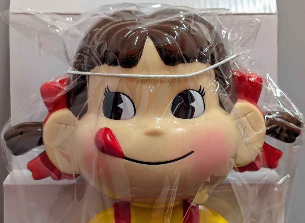 東北生協統一企画　ペコちゃん首振り人形 不二家 人形/東北生協統一企画、首ふりペコちゃんキャンペーン