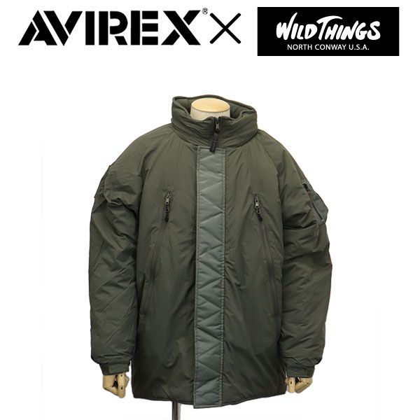 AVIREX (アヴィレックス) X WILDTHINGS (ワイルドシングス) ダブルネーム 6112179 HAPPY JKT ハッピージャケット  全2色 75OLIVE M - メルカリ