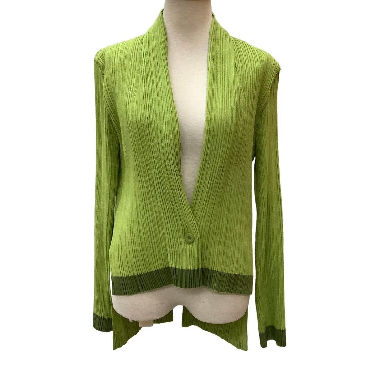 ♪♪ISSEY MIYAKE イッセイミヤケ プリーツ 変形」カーディガン SIZE M