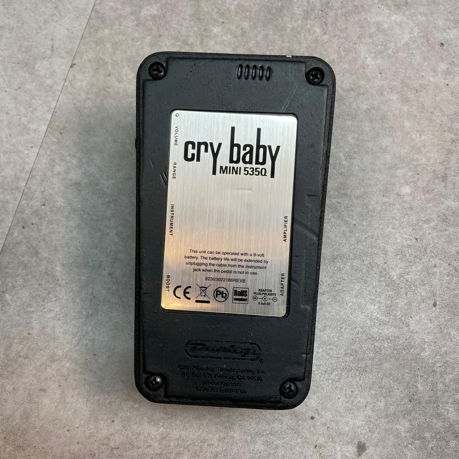 三重本店 楽器 Jim Dunlop | ジムダンロップ エフェクター Cry Baby Mini 535Q 472