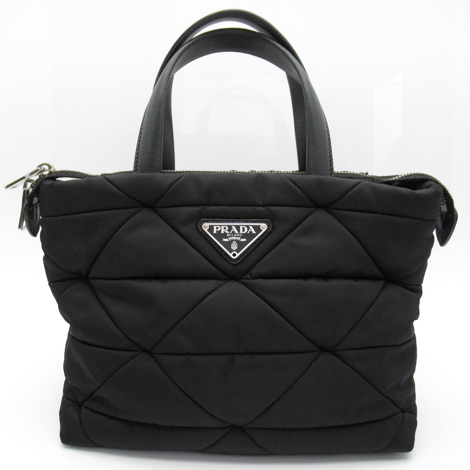 プラダ ミニ パデッド Re-Nylon トートバッグ 1BG373_RDJN_F0002_V_B9O ナイロン レディース ハン - メルカリ