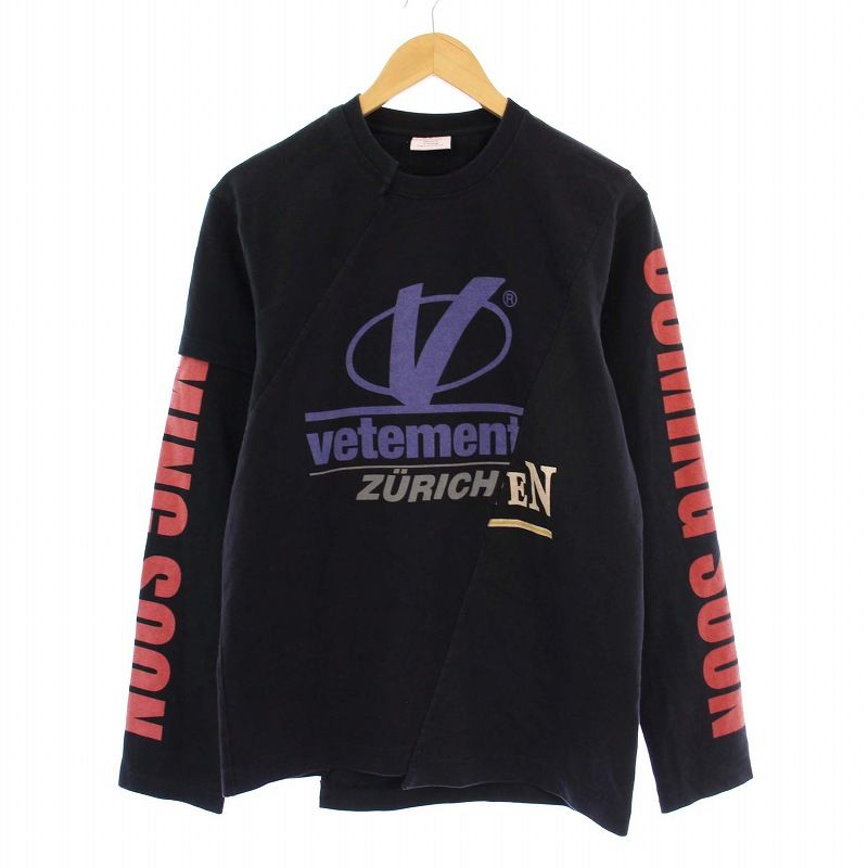 ヴェトモン ベトモン VETEMENTS 18SS Cut Up Long Sleeve カットアップ 