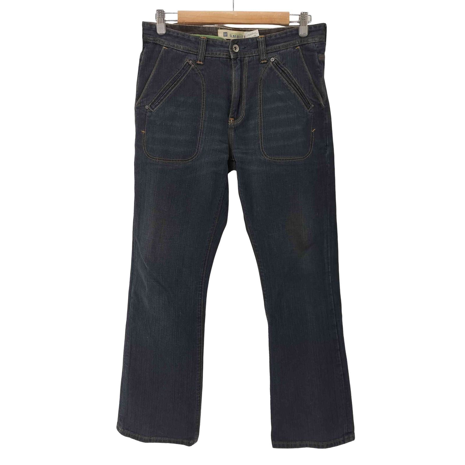 ギャップ Gap SLIM BOOT FIT ヴィンテージライクブーツカットインディゴデニム メンズ  32x30