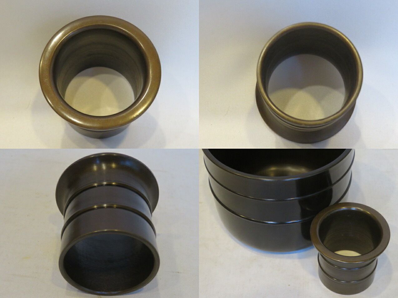 七月◇特売品）鋳師 金森浄栄作 唐銅皆具 一揃 茶道具【税込