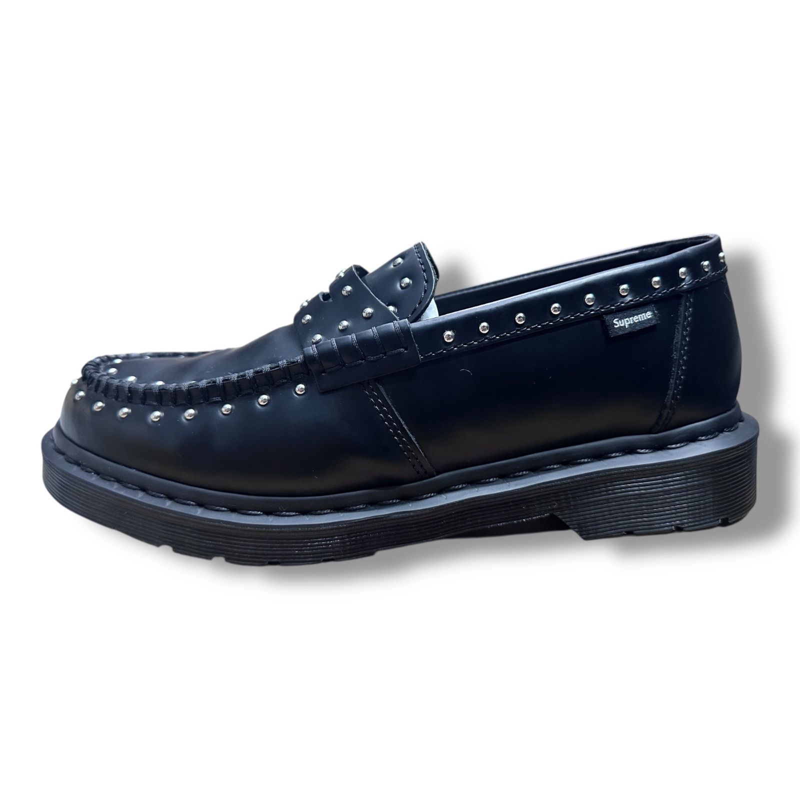 送料無料 28cm Supreme × Dr Martens Studded Penton Loafer