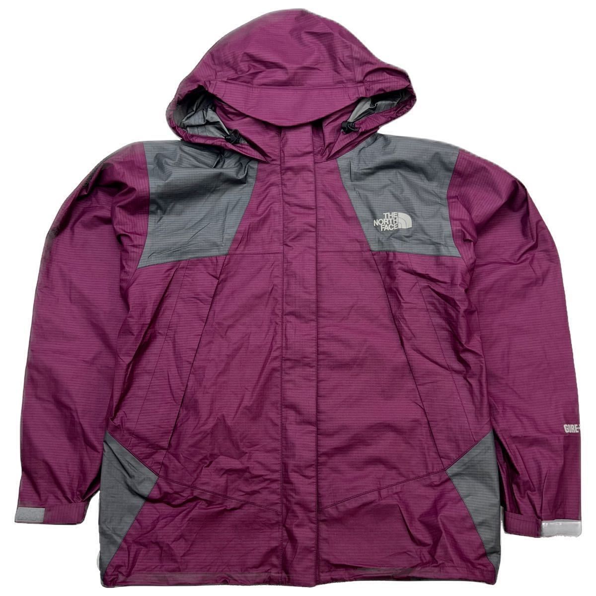 THE NORTH FACE レインテックス 2 ゴアテックス ナイロンジャケット ピンク パープル レディース L 登山 人気 ノースフェイス I300