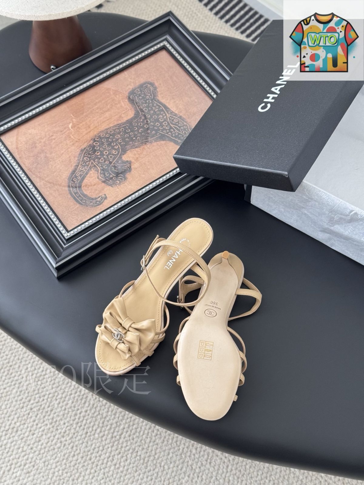 チェーン☆【CHANEL】25P サンダル Chanel 25P 椿サンダル08-3 - メルカリ