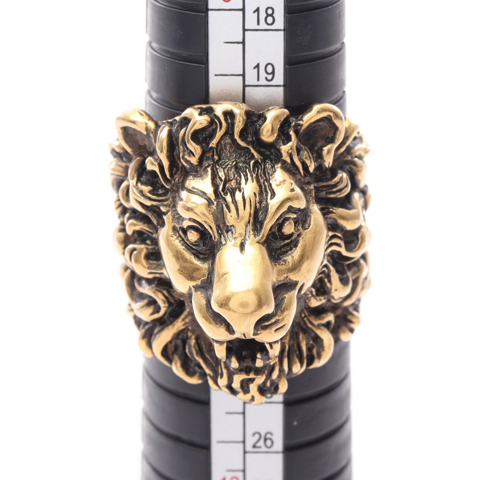 グッチ GUCCI リング・指輪 ライオンヘッド ゴールド GP