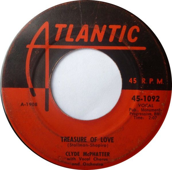 米7” Clyde McPhatter Treasure Of Love / When Youre Sincere 451092 Atlantic  /00080 - メルカリ