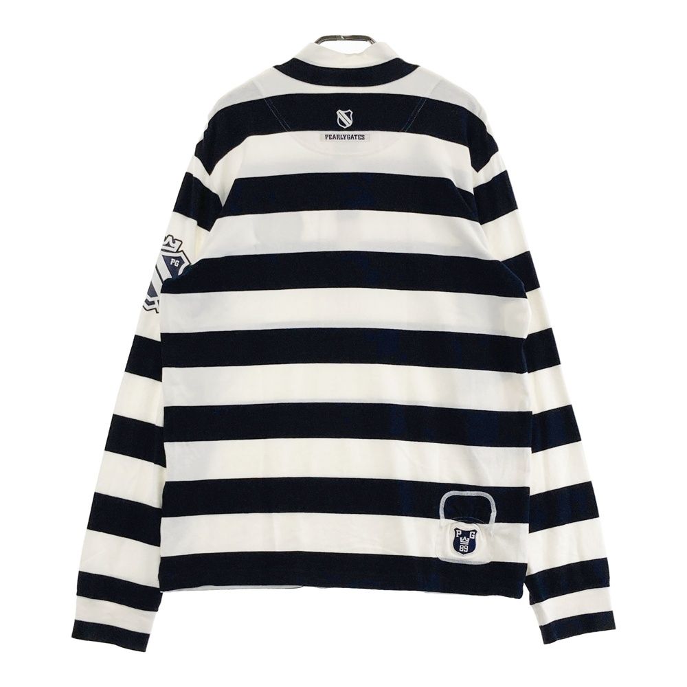 サイズ：7 PEARLY GATES パーリーゲイツ ハーフジップ長袖Tシャツ 起毛