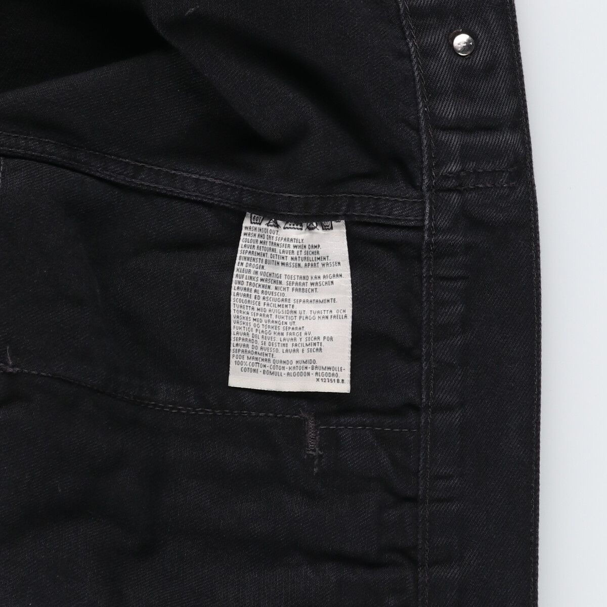 古着 90年代 リーバイス Levi's 70503 02 ブラック デニム