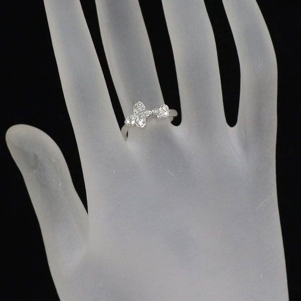 ポンテヴェキオ K18WG AMORE ダイヤモンド　リング　指輪 ポンテヴェキオ K18WG ダイヤモンド リング 0.15ct ハート