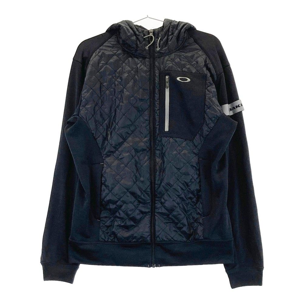 サイズ：L OAKLEY オークリー  中綿切替 長袖ジップパーカー  ブラック系 [240101381376] ゴルフウェア メンズ ストスト
