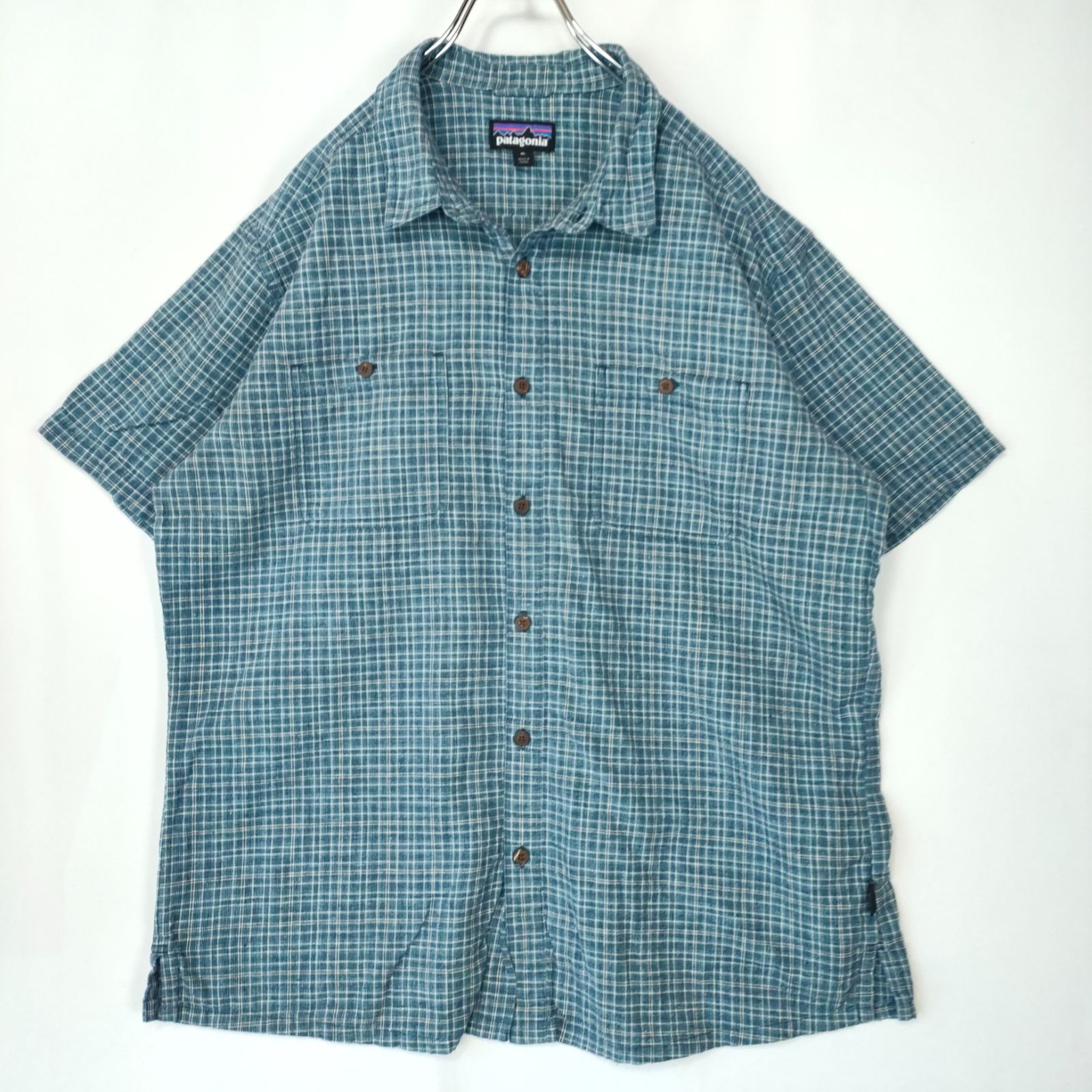 Patagonia ヘンプ シャツ 半袖 Sパタゴニア 90s patagoniaパタゴニア 半袖 ヘンプ シャツ ベージュ S