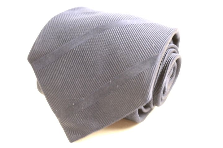 メーカーズシャツ鎌倉 ブランド ネクタイ シルク ストライプ柄 PO メンズ グレー MAKER'S SHIRT KAMAKURA 鎌倉ｼｬﾂ メーカーズシャツ鎌倉 ブランド ネクタイ シルク ストライプ柄 PO