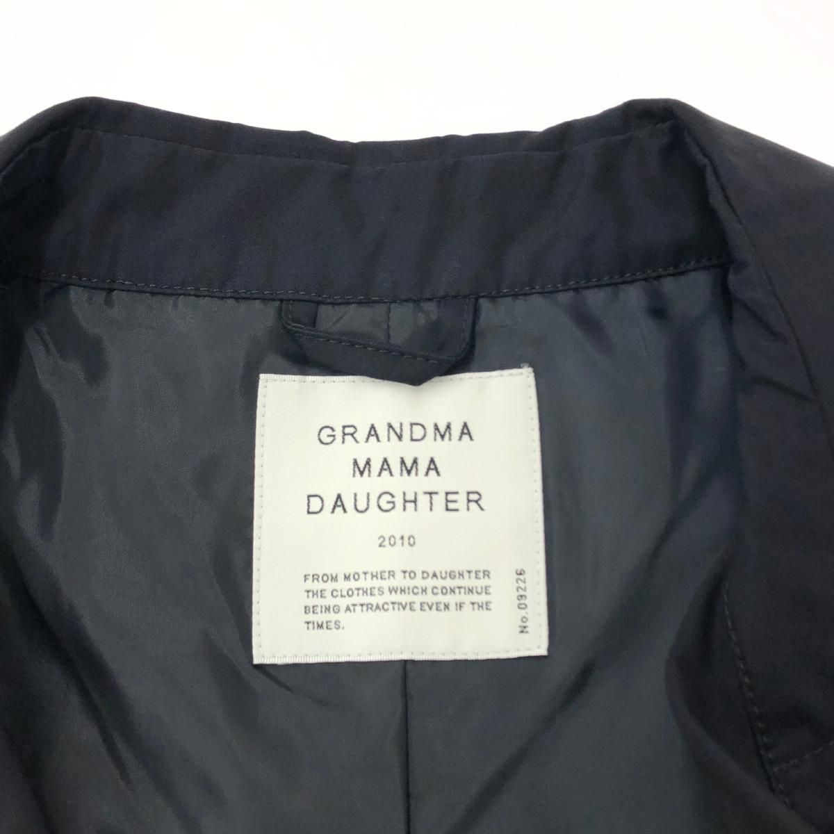 新品同様 GRANDMA MAMA DAUGHTER グランマママドータ ショートトレンチ  