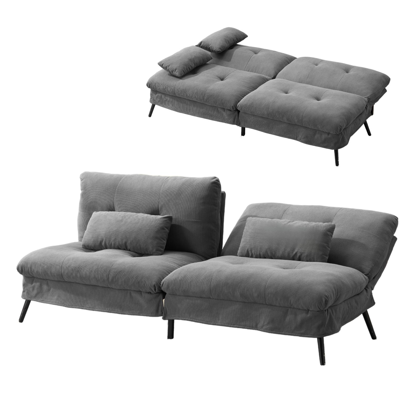 ソファベッド ソファ ベッド 組立て簡単 事務室用 サロン用 来客対応 2