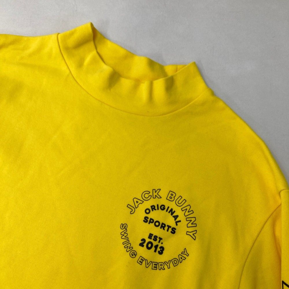モックネック長袖Tシャツ